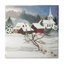冬雪チャペルのクリスマスシーズン タイル