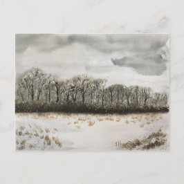 冬雪ポストカード ポストカード
