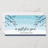 冬雪モダン贈与証書 (正面)