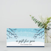 冬雪モダン贈与証書 (スタンド正面)