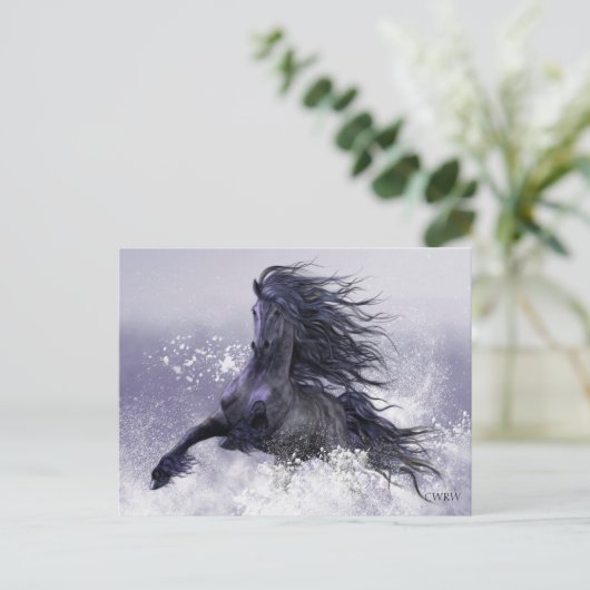 冬雷はがき ポストカード (スタンド正面)