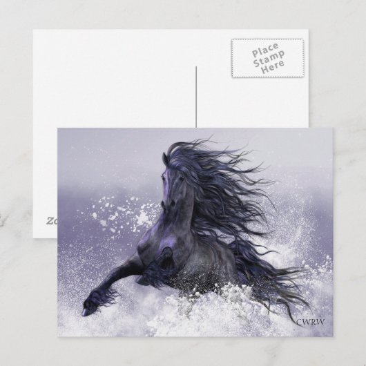 冬雷はがき ポストカード (正面/裏面)