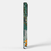 冬霜の降りた雪だるまお洒落キツネワンダーランド Case-Mate iPhoneケース (裏面 / 右)