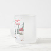 冬霜マグカップ フロストグラスマグカップ (正面左)