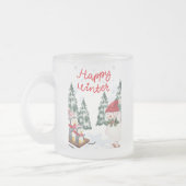 冬霜マグカップ フロストグラスマグカップ (左)