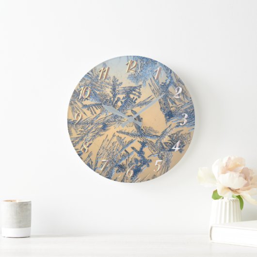 冬霜 ラージ壁時計 (ホーム)