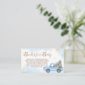 冬青トラック赤ちゃんシャワーベビー エンクロージャーカード (スタンド正面)