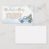 冬青トラック赤ちゃんシャワーベビー エンクロージャーカード (正面/裏面)