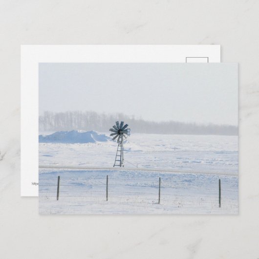 冬風車 ポストカード (正面/裏面)