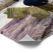 冬食べ物を与えの羊 ポスター (角)