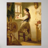 冬食べ物を与えの鳥たち ポスター (正面)