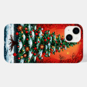 冬飾のクリスマスツリー Case-Mate iPhoneケース (裏面 (横))