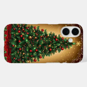 冬飾のクリスマスツリー Case-Mate iPhoneケース (裏面 (横))