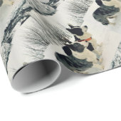 冬飾地のコルギーへの贈り物 ラッピングペーパー (ロールコーナー)