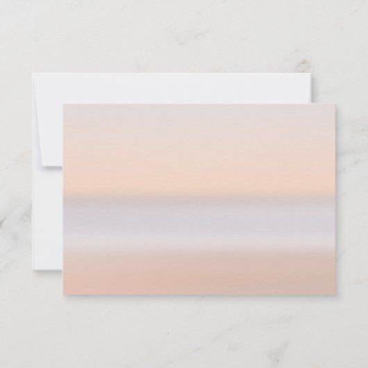 冬馬ウェディングRSVPカード 招待状 (裏面)