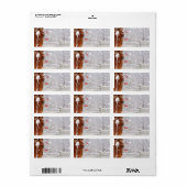 冬馬クリスマスギフトラベル ラベル (フルシート)