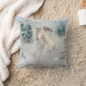 冬馬 クッション (ブランケット)