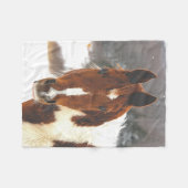 冬馬 フリースブランケット (正面(横))