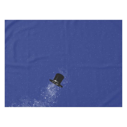 冬魔法スノーマンズハット テーブルクロス (正面(横))