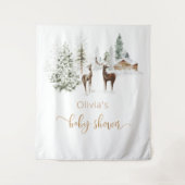 冬鹿男女兼用 タペストリー (正面)