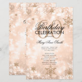 冬60誕生日プログラムバラ金ゴールドメニュー (正面/裏面)