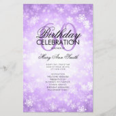 冬60誕生日プログラムパープルワンダーランドメニュー (正面)