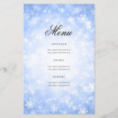 冬60誕生日プログラム海軍ワンダーランドメニュー (裏面)