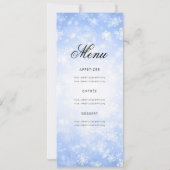 冬60誕生日プログラム海軍ワンダーランドメニュー 招待状 (裏面)