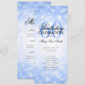 冬60誕生日プログラム海軍ワンダーランドメニュー 招待状 (正面/裏面)