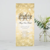 冬60誕生日プログラム金ゴールドワンダーランドメニュー 招待状 (スタンド正面)