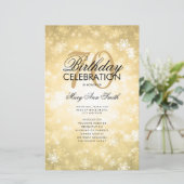 冬70誕生日プログラム金ゴールドワンダーランドメニュー (スタンド正面)