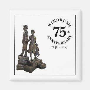 冬75周年記念像 マグネット