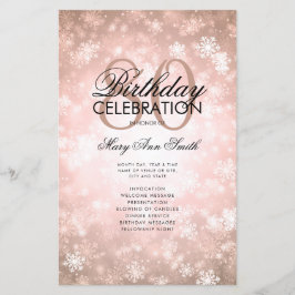 冬80日誕生日プログラムバラ金ゴールドワンダーランド