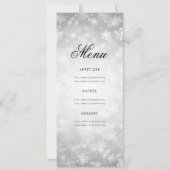 冬80誕生日プログラムシルバーワンダーランドメニュー 招待状 (裏面)