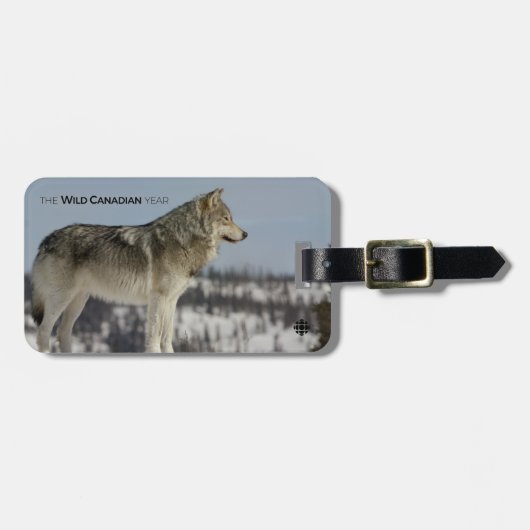 冬 – オオカミ ラゲッジタグ (正面横)