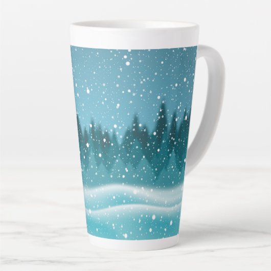 冬 カフェラテマグ (右アングル)