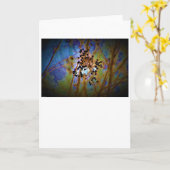 冬、カード カード (黄色い花)