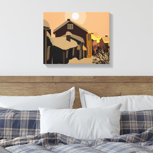 冬 キャンバスプリント (インサイチュ (寝室))