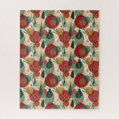 冬/クリスマス抽象芸術タイル美術 ジグソーパズル (縦)