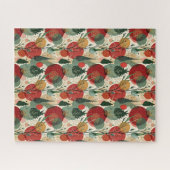 冬/クリスマス抽象芸術タイル美術 ジグソーパズル (横)