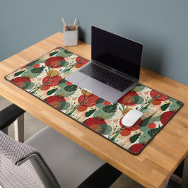 冬/クリスマス抽象芸術タイル美術 デスクマット