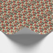 冬/クリスマス抽象芸術タイル美術 ラッピングペーパー (角)