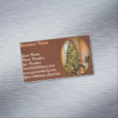 冬 – クリスマス – 再びクリスマス マグネット名刺 (インサイチュ)