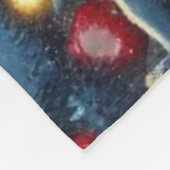 冬/サンタ/クリスマス/雪 フリースブランケット (角)