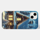 冬/サンタ/クリスマス/雪 iPhoneケース (裏面横)