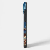 冬/サンタ/クリスマス/雪 iPhoneケース (左側面)