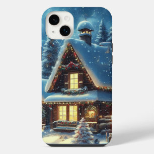 冬/サンタ/クリスマス/雪 iPhone 14 PLUSケース