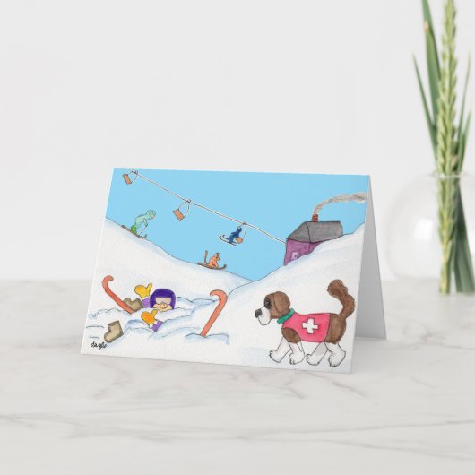 冬 - スキーレスキュー シーズンカード (正面)