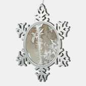 冬 スノーフレークピューターオーナメント (右)