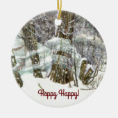 冬 セラミックオーナメント (正面)